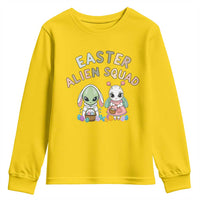 Easter Alien Squad Youth Sweatshirt Funny UFO Lover Gift
