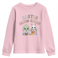 Easter Alien Squad Youth Sweatshirt Funny UFO Lover Gift