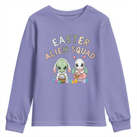 Easter Alien Squad Youth Sweatshirt Funny UFO Lover Gift