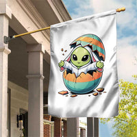 Funny Alien Bunny Ears Easter Garden Flag Extraterrestrial Gift