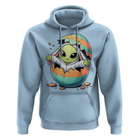 Funny Alien Bunny Ears Easter Hoodie Extraterrestrial Gift