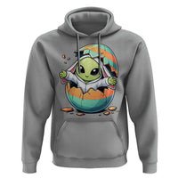 Funny Alien Bunny Ears Easter Hoodie Extraterrestrial Gift