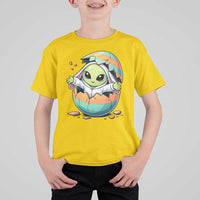 Funny Alien Bunny Ears Easter T Shirt For Kid Extraterrestrial Gift