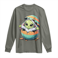 Funny Alien Bunny Ears Easter Long Sleeve Shirt Extraterrestrial Gift