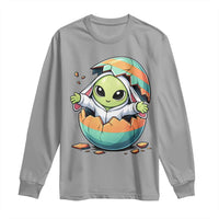 Funny Alien Bunny Ears Easter Long Sleeve Shirt Extraterrestrial Gift