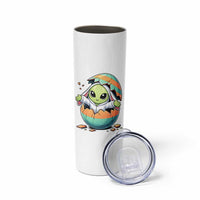Funny Alien Bunny Ears Easter Skinny Tumbler Extraterrestrial Gift
