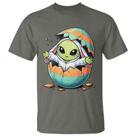 Funny Alien Bunny Ears Easter T Shirt Extraterrestrial Gift