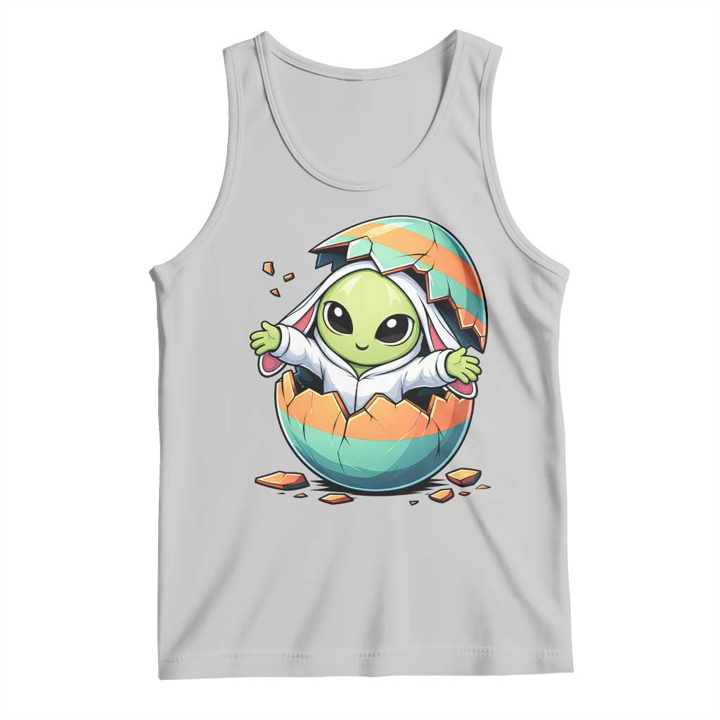Funny Alien Bunny Ears Easter Tank Top Extraterrestrial Gift