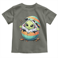 Funny Alien Bunny Ears Easter Toddler T Shirt Extraterrestrial Gift