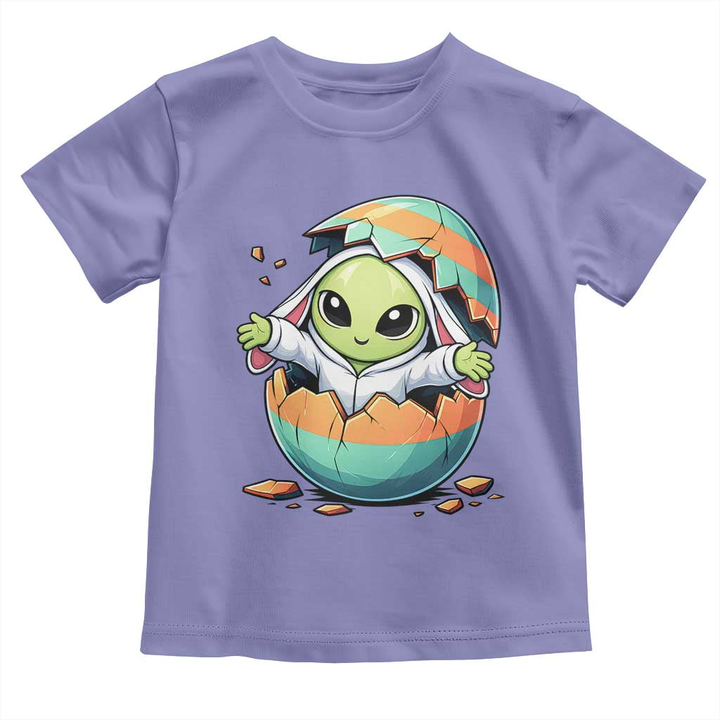 Funny Alien Bunny Ears Easter Toddler T Shirt Extraterrestrial Gift