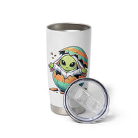 Funny Alien Bunny Ears Easter Tumbler Cup Extraterrestrial Gift