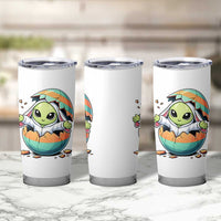 Funny Alien Bunny Ears Easter Tumbler Cup Extraterrestrial Gift