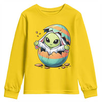 Funny Alien Bunny Ears Easter Youth Sweatshirt Extraterrestrial Gift