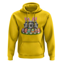 Easter Island Moai Bunny Ears Hoodie Funny Archaeology Gift