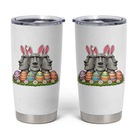 Easter Island Moai Bunny Ears Tumbler Cup Funny Archaeology Gift