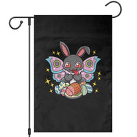 Funny Easter Bunny Mothman Loves Glazed Ham Garden Flag