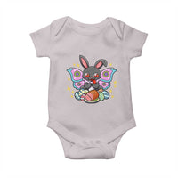 Funny Easter Bunny Mothman Loves Glazed Ham Baby Onesie