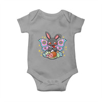 Funny Easter Bunny Mothman Loves Glazed Ham Baby Onesie