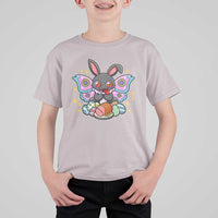 Funny Easter Bunny Mothman Loves Glazed Ham T Shirt For Kid