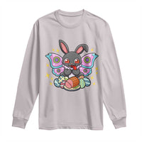 Funny Easter Bunny Mothman Loves Glazed Ham Long Sleeve Shirt