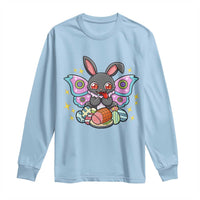 Funny Easter Bunny Mothman Loves Glazed Ham Long Sleeve Shirt