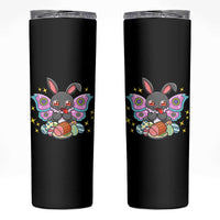 Funny Easter Bunny Mothman Loves Glazed Ham Skinny Tumbler