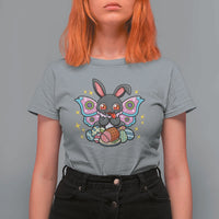 Funny Easter Bunny Mothman Loves Glazed Ham T Shirt For Women