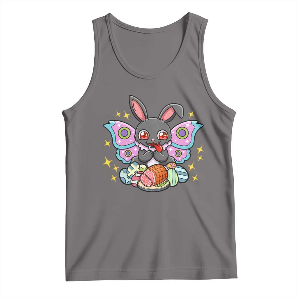 Funny Easter Bunny Mothman Loves Glazed Ham Tank Top