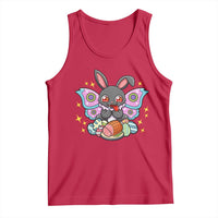 Funny Easter Bunny Mothman Loves Glazed Ham Tank Top