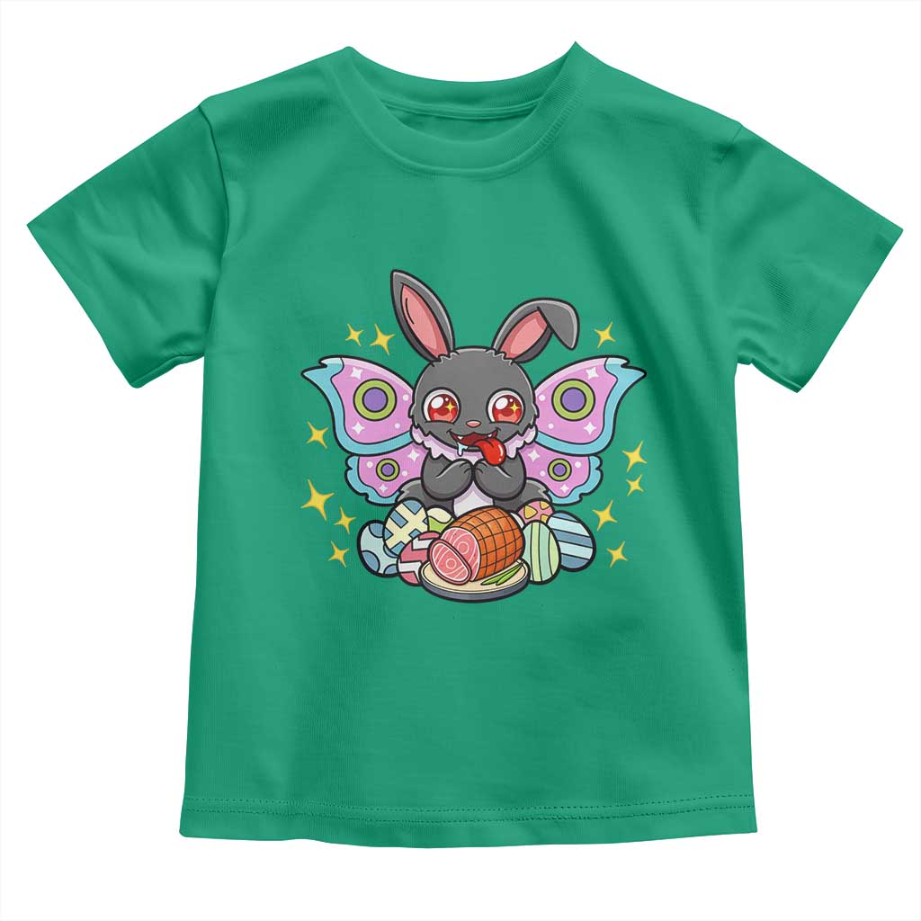 Funny Easter Bunny Mothman Loves Glazed Ham Toddler T Shirt