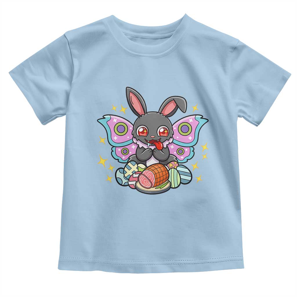 Funny Easter Bunny Mothman Loves Glazed Ham Toddler T Shirt