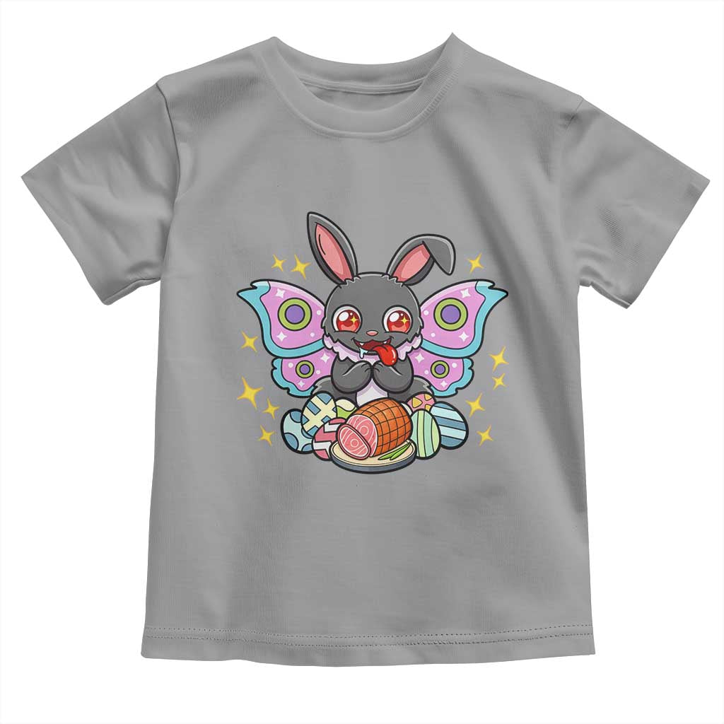 Funny Easter Bunny Mothman Loves Glazed Ham Toddler T Shirt