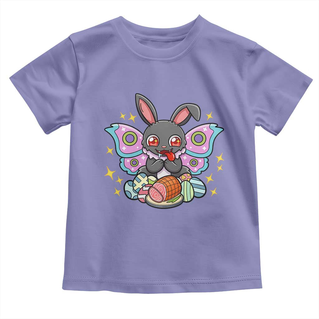 Funny Easter Bunny Mothman Loves Glazed Ham Toddler T Shirt