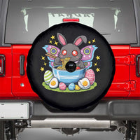 Funny Easter Mothman Eating Ramen Spare Tire Cover Cryptid Lover Gift