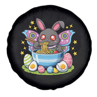 Funny Easter Mothman Eating Ramen Spare Tire Cover Cryptid Lover Gift