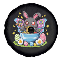 Funny Easter Mothman Eating Ramen Spare Tire Cover Cryptid Lover Gift