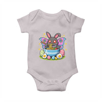 Funny Easter Mothman Eating Ramen Baby Onesie Cryptid Lover Gift