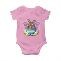 Funny Easter Mothman Eating Ramen Baby Onesie Cryptid Lover Gift