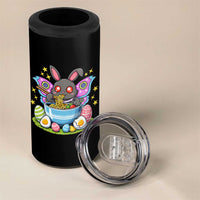 Funny Easter Mothman Eating Ramen 4 in 1 Can Cooler Tumbler Cryptid Lover Gift