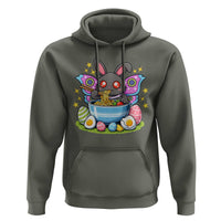 Funny Easter Mothman Eating Ramen Hoodie Cryptid Lover Gift