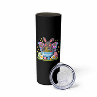 Funny Easter Mothman Eating Ramen Skinny Tumbler Cryptid Lover Gift