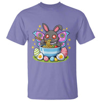 Funny Easter Mothman Eating Ramen T Shirt Cryptid Lover Gift