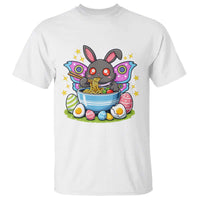 Funny Easter Mothman Eating Ramen T Shirt Cryptid Lover Gift