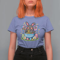 Funny Easter Mothman Eating Ramen T Shirt For Women Cryptid Lover Gift