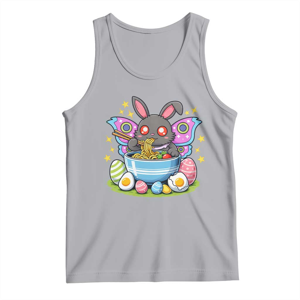Funny Easter Mothman Eating Ramen Tank Top Cryptid Lover Gift