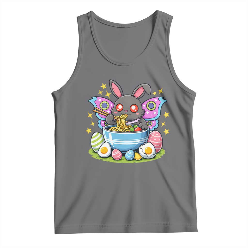 Funny Easter Mothman Eating Ramen Tank Top Cryptid Lover Gift