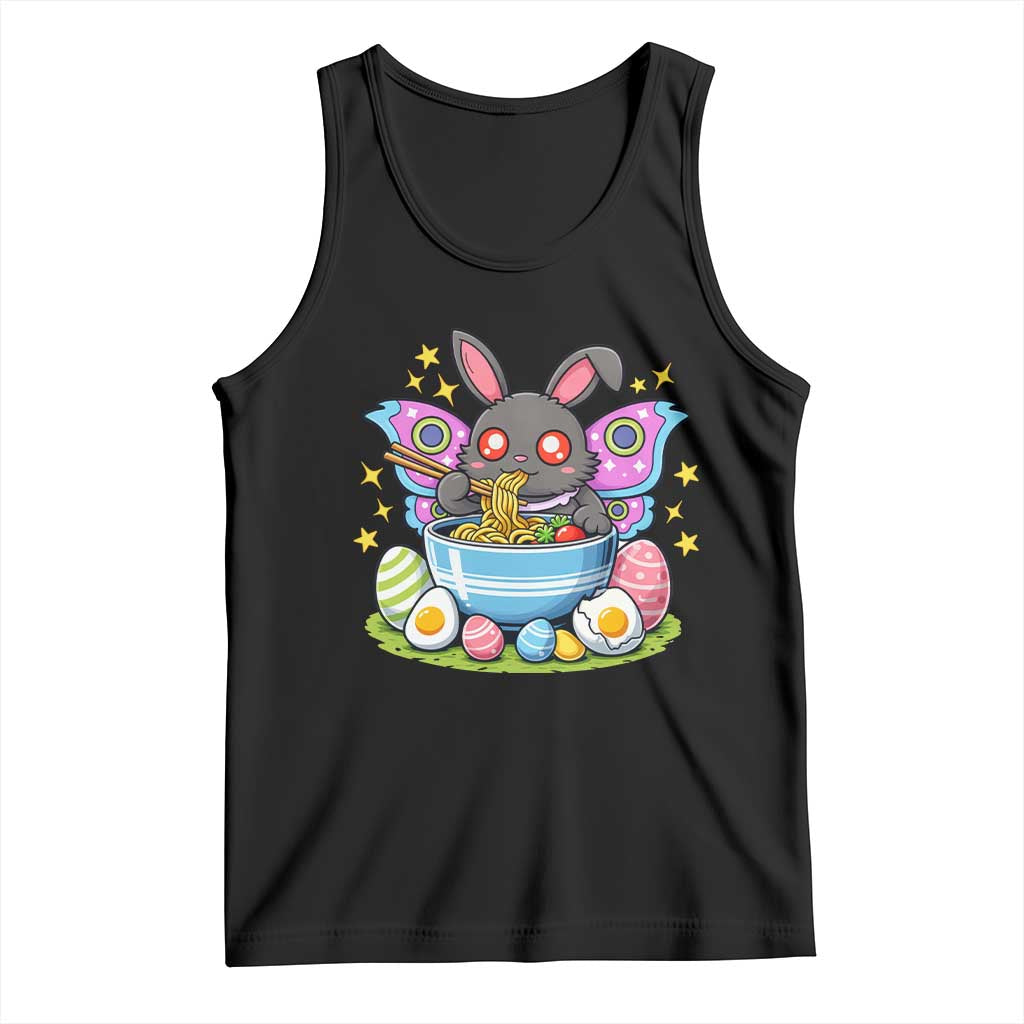 Funny Easter Mothman Eating Ramen Tank Top Cryptid Lover Gift