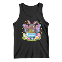 Funny Easter Mothman Eating Ramen Tank Top Cryptid Lover Gift