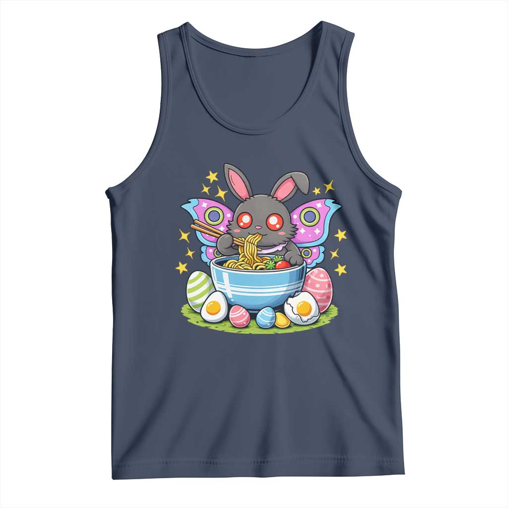 Funny Easter Mothman Eating Ramen Tank Top Cryptid Lover Gift