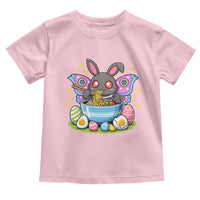 Funny Easter Mothman Eating Ramen Toddler T Shirt Cryptid Lover Gift